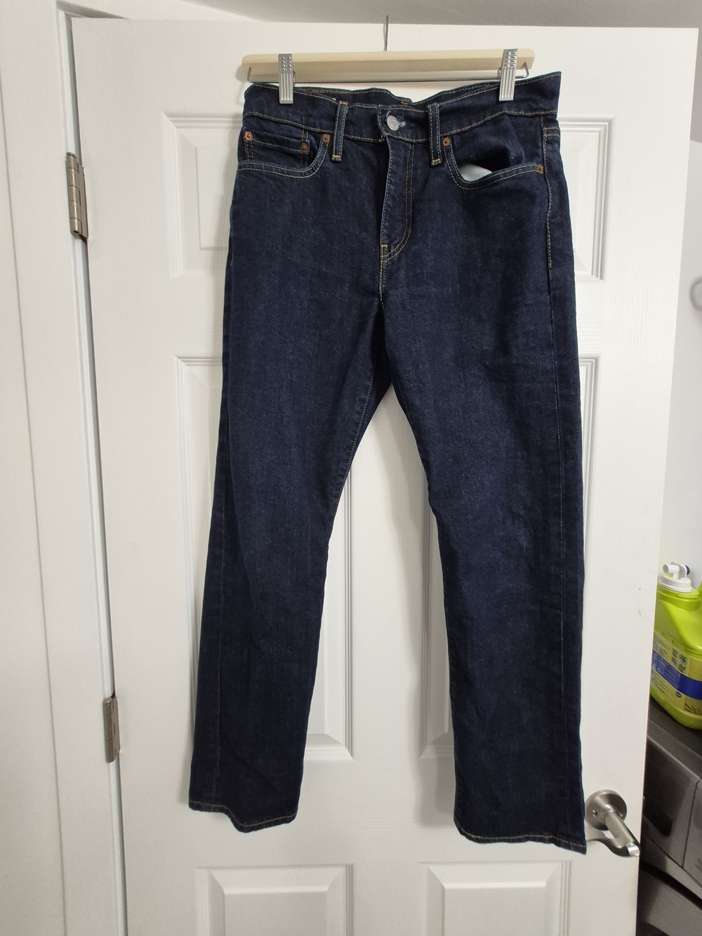 Levi's Women's Straight-Leg Dark Indigo Jeans